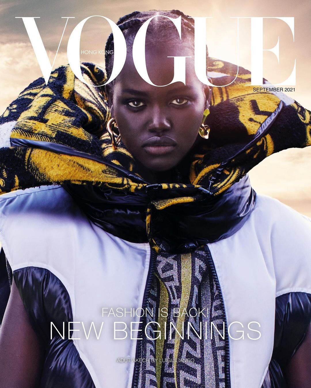 Adut, Jill, Sora, Vittoria On Vogue Hong Kong September Covers